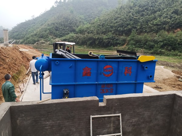 江西屠宰养殖污水处理设备安装现场